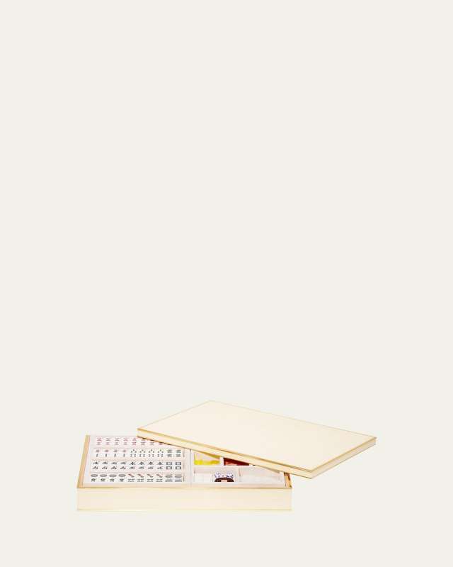Gio Faux Shagreen Mahjong Set